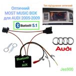 Music Most BOX Bluetooth 5.1+AUX ОПТИКА Audi A6 A8 Q7 2G MMI RCA аукс