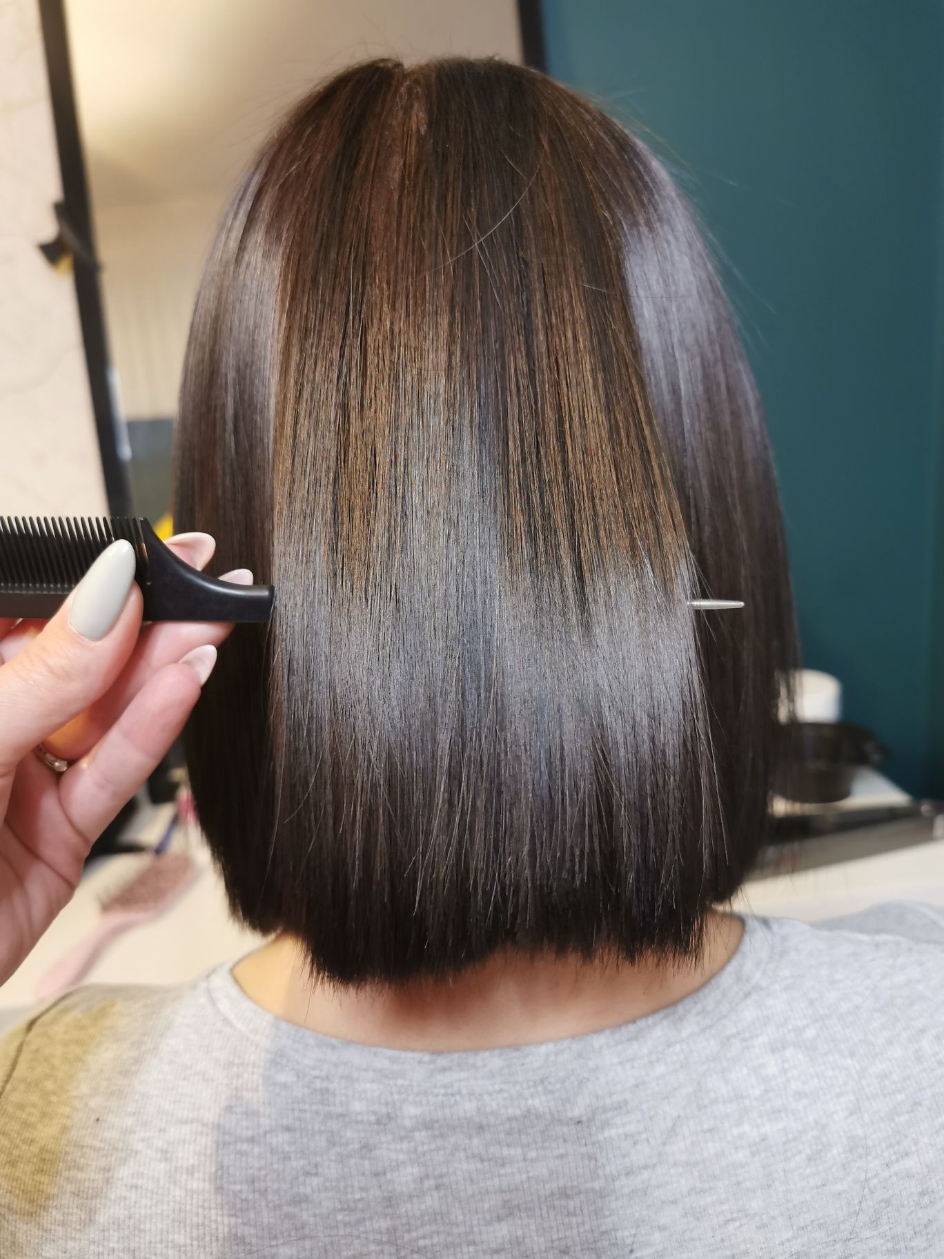 Keratynowe prostowanie włosów:nanoplastia/regeneracja
