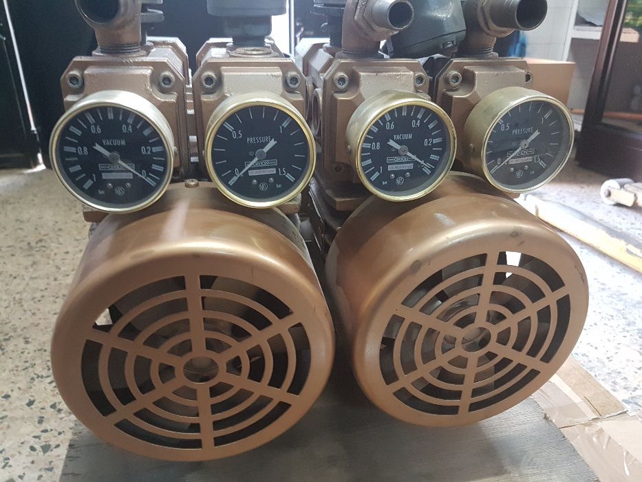 Compressor sopro e vacuo duas cabeças trifasico.