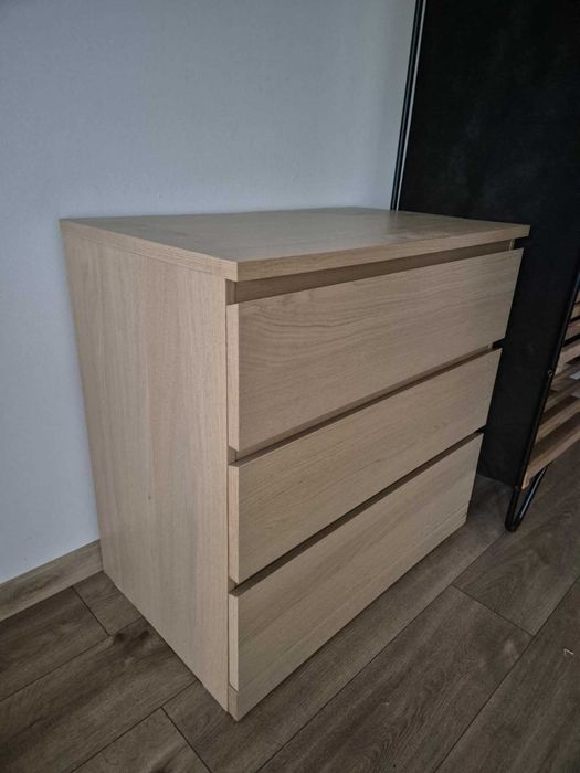 używana komoda ikea malm z 3 szufladami