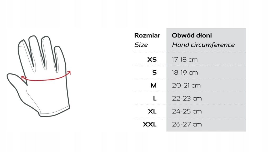 Rękawiczki rowerowe Accent Pure Long czarny XS