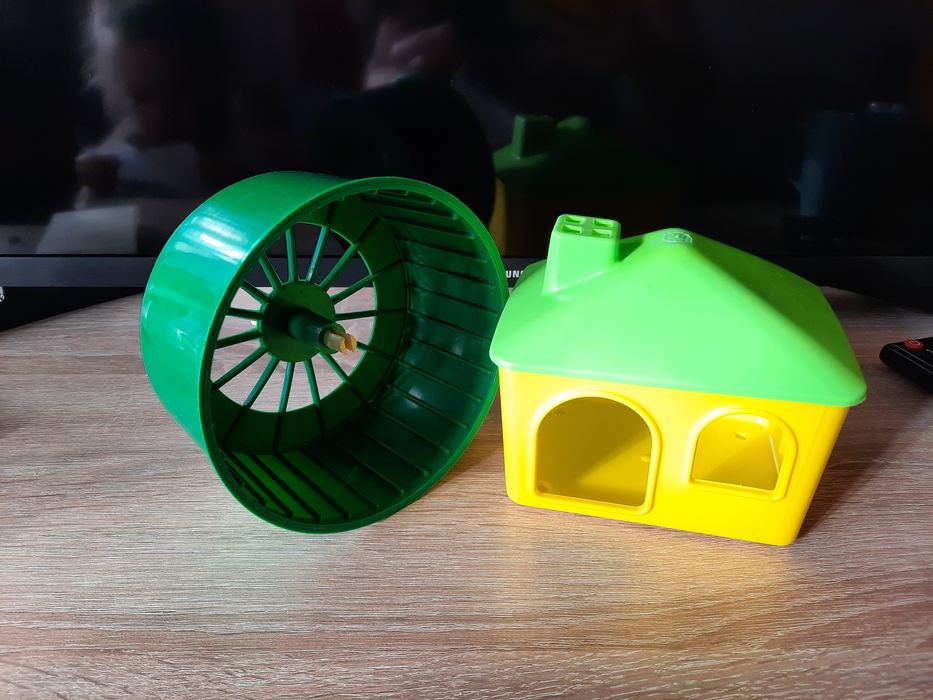 Будинок, колесо,переноска для хом'яка