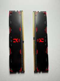 Pamięć ram DDR4 goodram 2400mhz 16gb (2x8gb) czarne