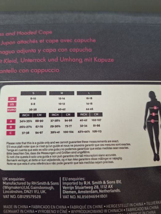 Kostium dla dorosłych czerwony kapturek firmy Fever rozmiar M