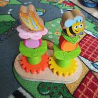 Playtive junior- kolorowa zabawka edukacyjna z prawdziwego drewn