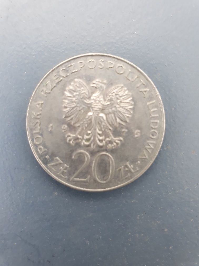 Moneta Międzynarodowy rok kobiet 20 zł rok 1975