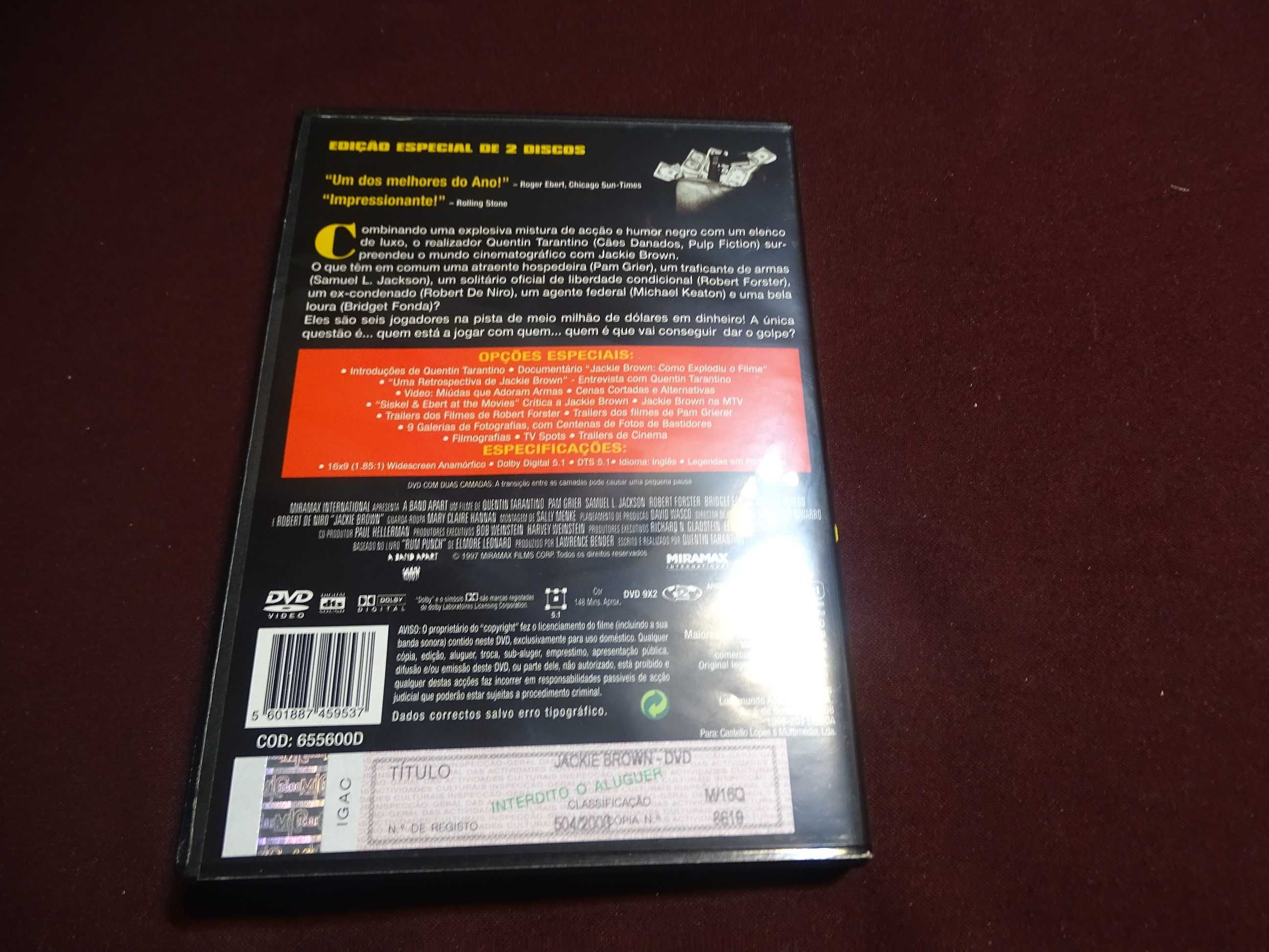 DVD-Jackie Brown-Quentin Tarantino-Edição 2 discos