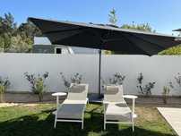 Chapeu de sol jardim XXL IKEA  com base