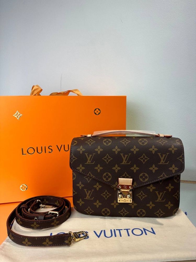 Torebka damska skórzana lux jakości Louis Vuitton Metis monogram