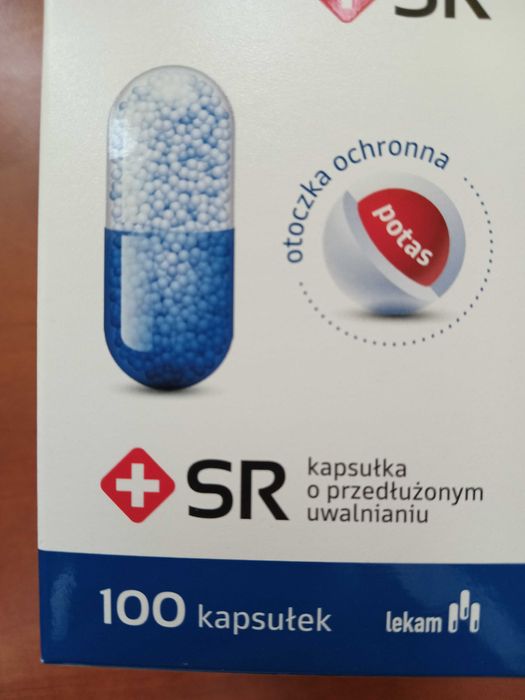 Potas Katelin + SR 100 kapsułek uszkodzony kartonik