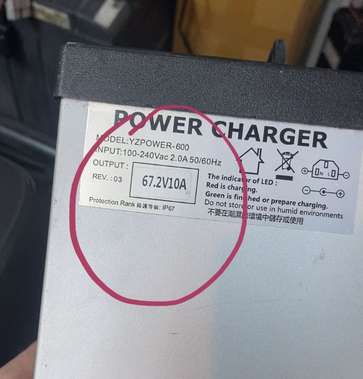 Carregadores para litio ou chumbo 36v, 48v, 60v, 72V 3A, 5A, 10A