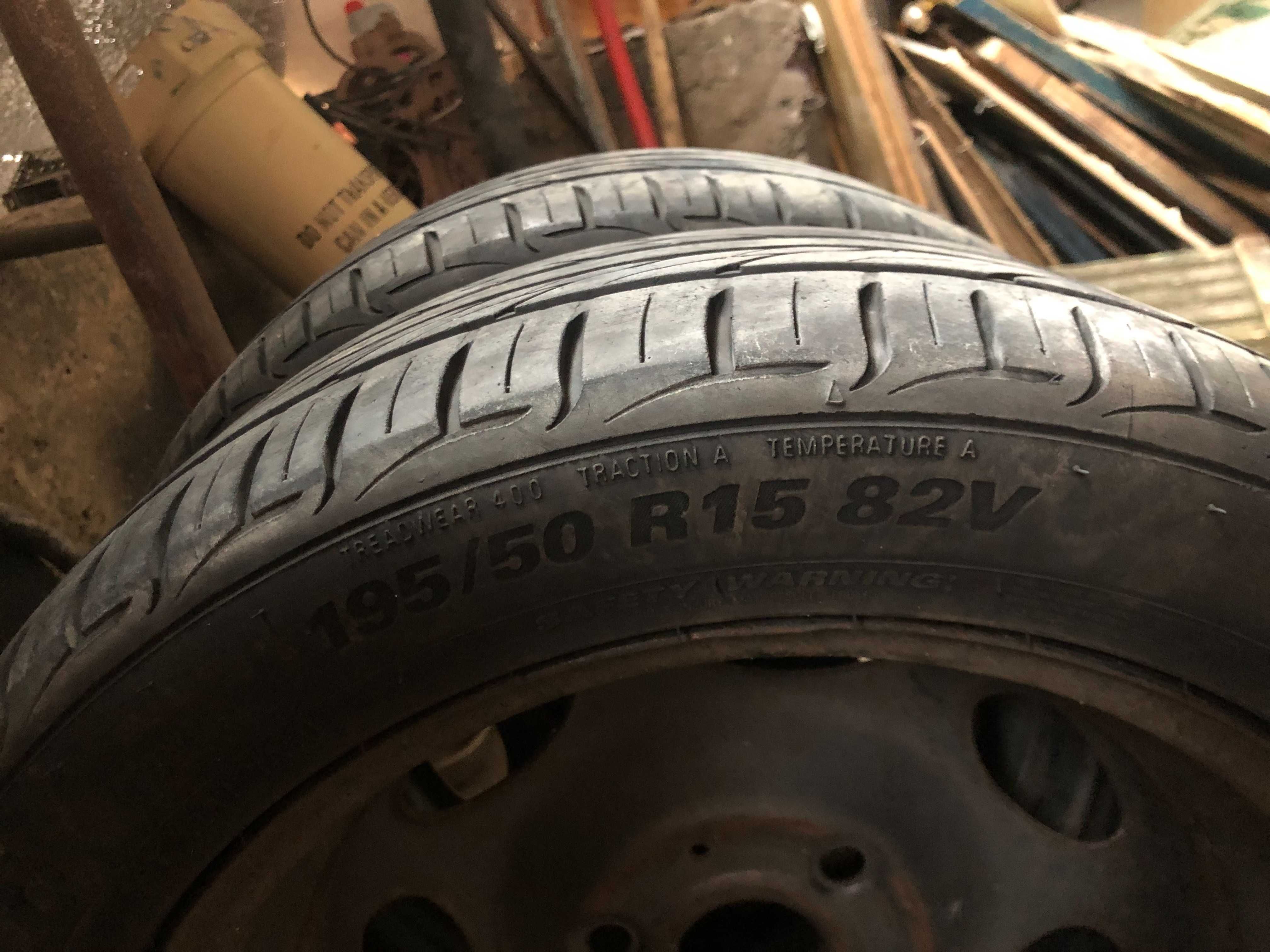 Диски з гумою 195/50/15 Smart 451