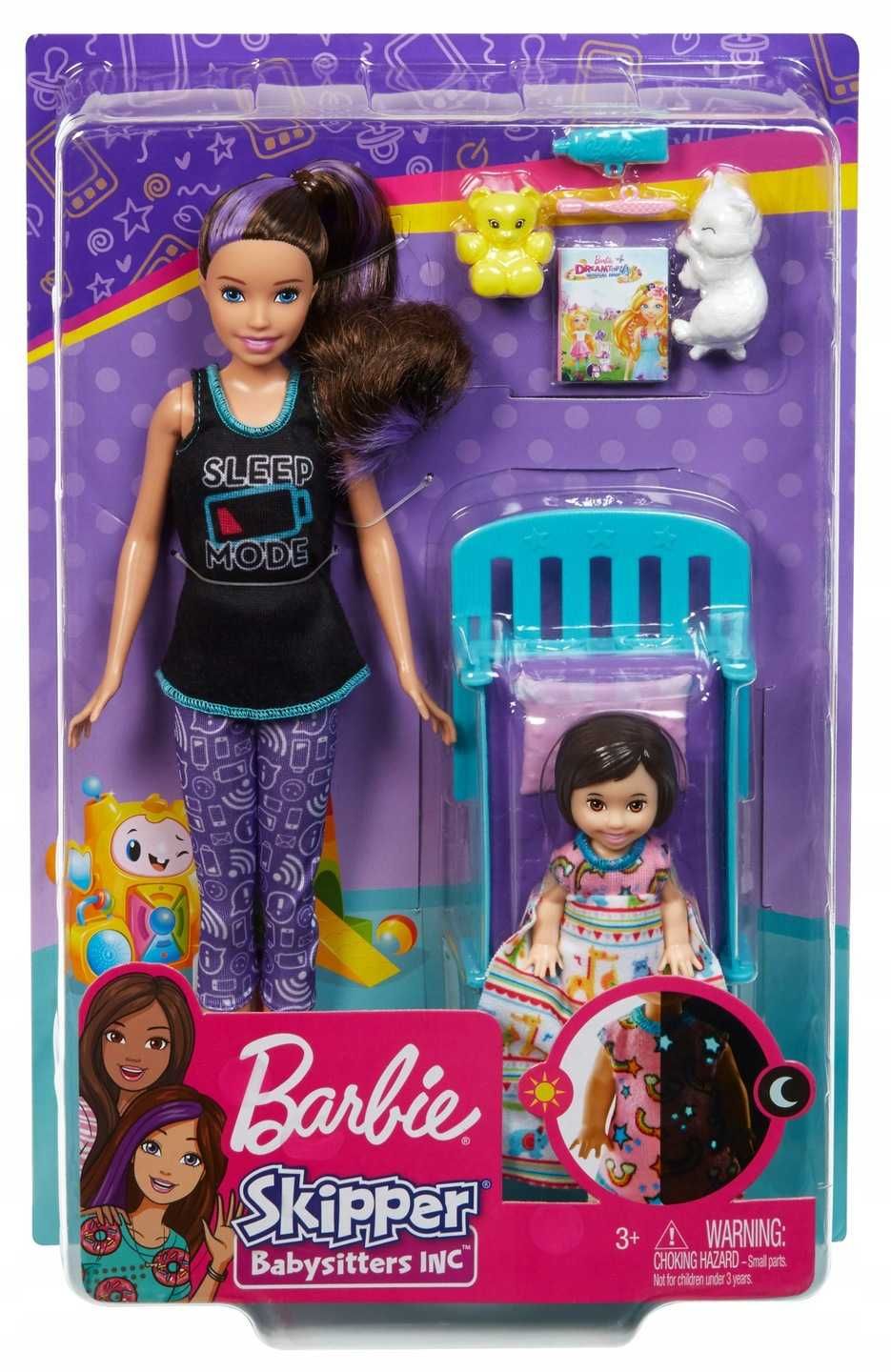 Lalka Barbie Zestaw Skipper Opiekunka