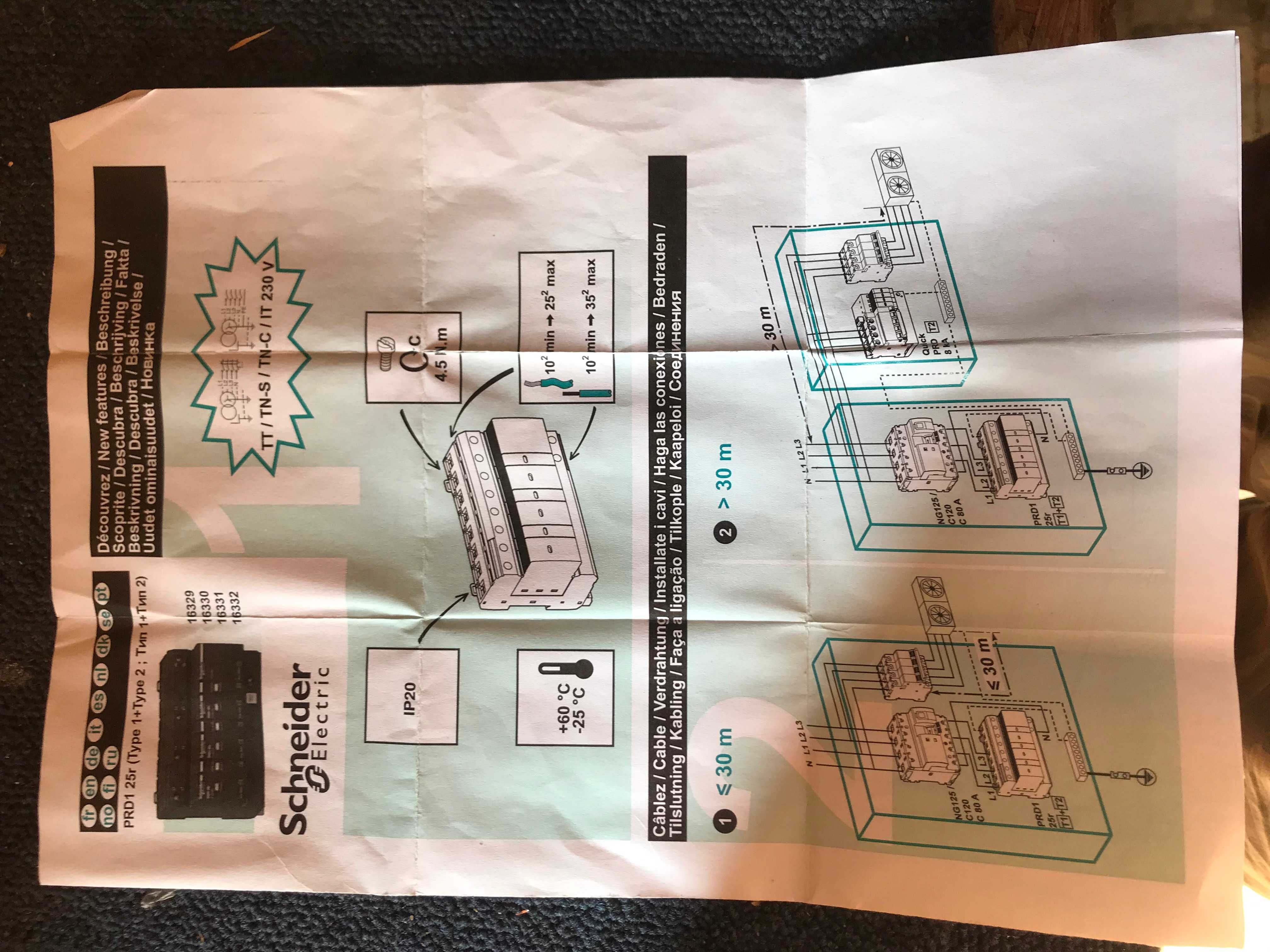 ogranicznik przepięć PRD1  25r schneider electric