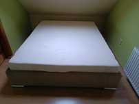 Łóżko 160/200 cm z materacem piankowym Salsa