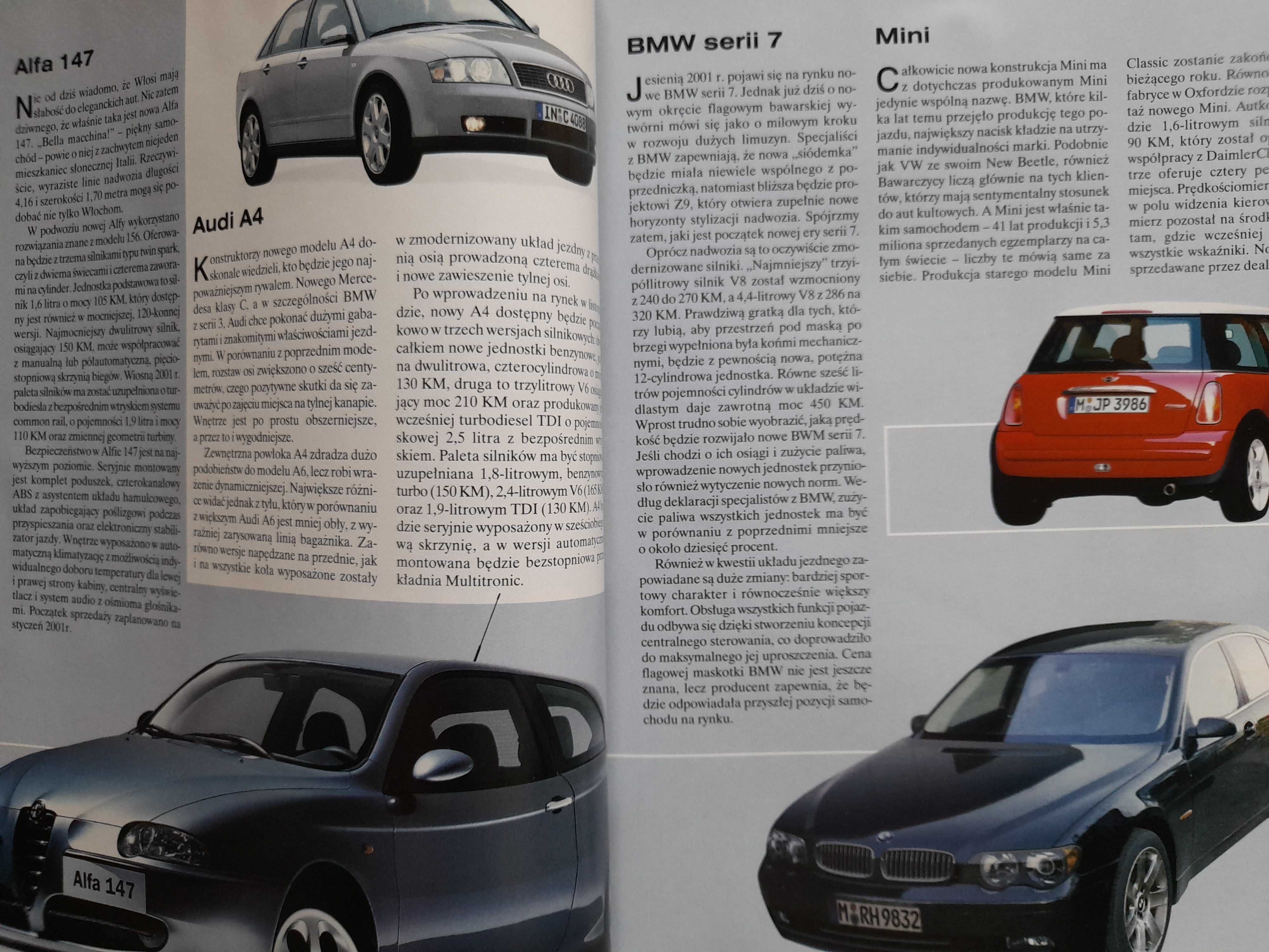 Katalog AUTO TESTY 2001 od Alfa Romeo, VW, Fiat, Saab, Volvo, BMW