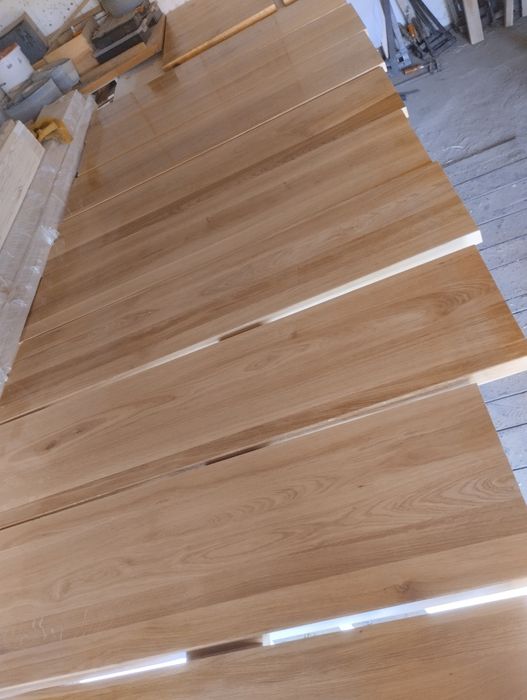 Stopnie schody trepy dębowe 33x115x3,2cm t