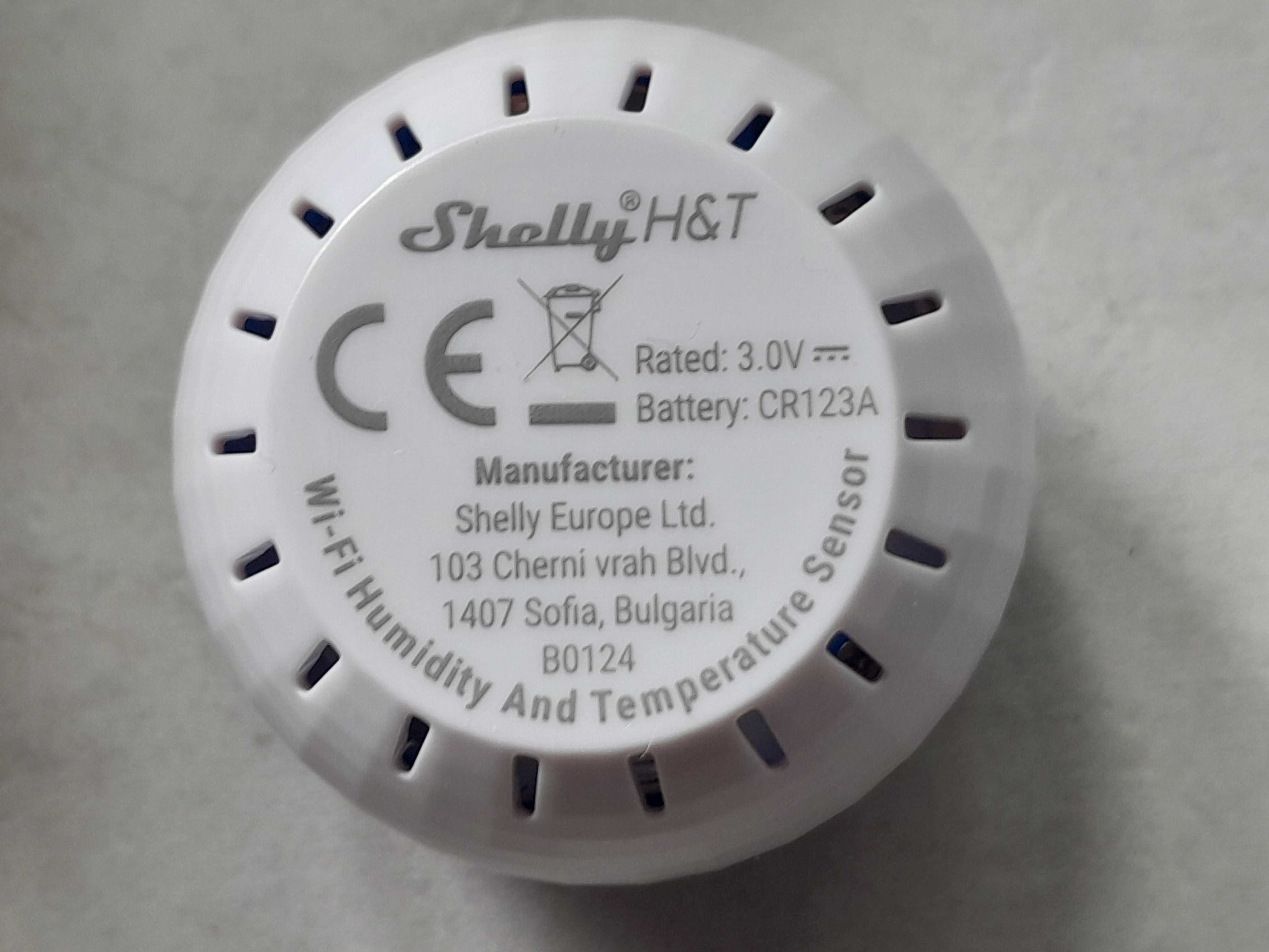 Shelly H&T biały czujnik wilgotności i temperatury WIFI nowy outlet