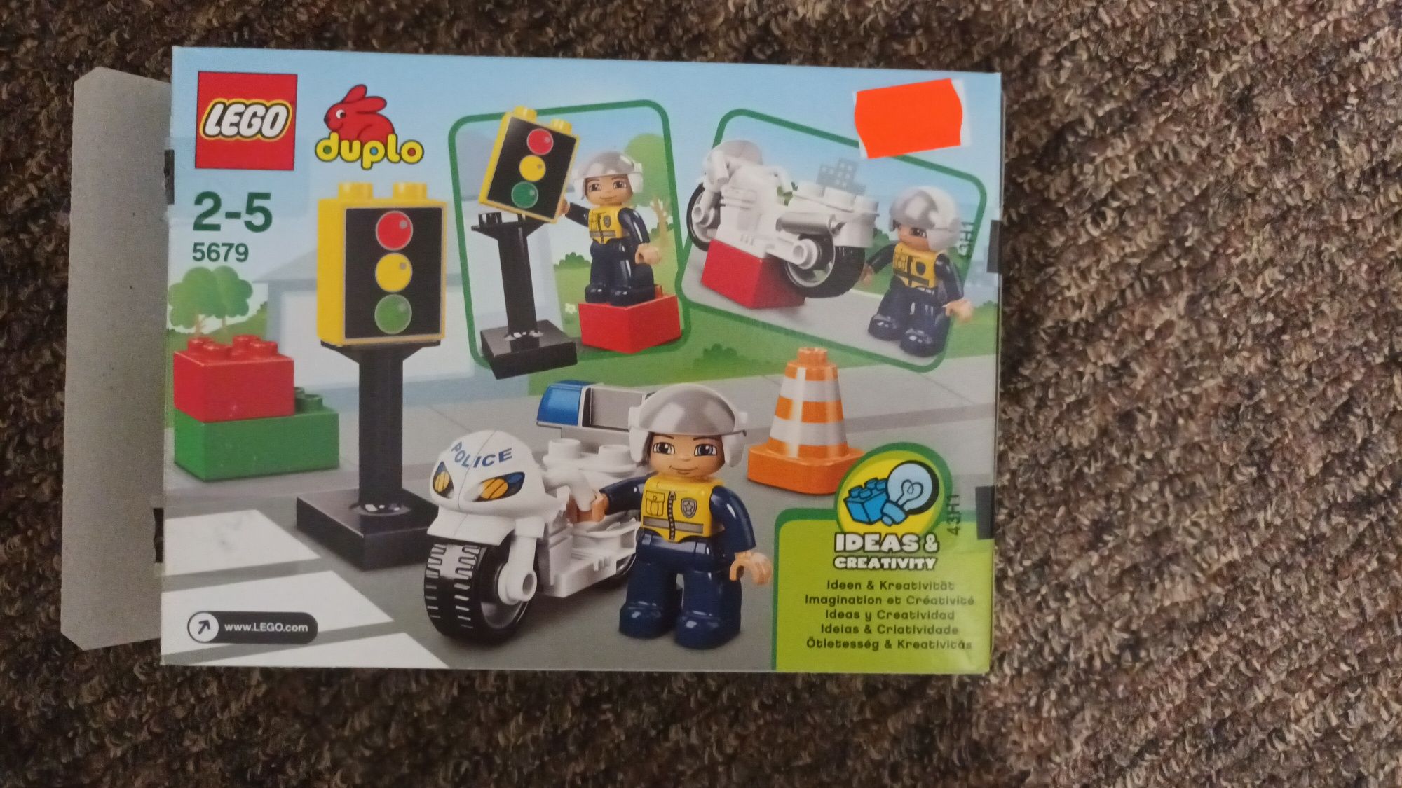 LEGO DUPLO поліцейський мотоцикл (5679). Лего дупло