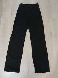чёрные широкие брюки L