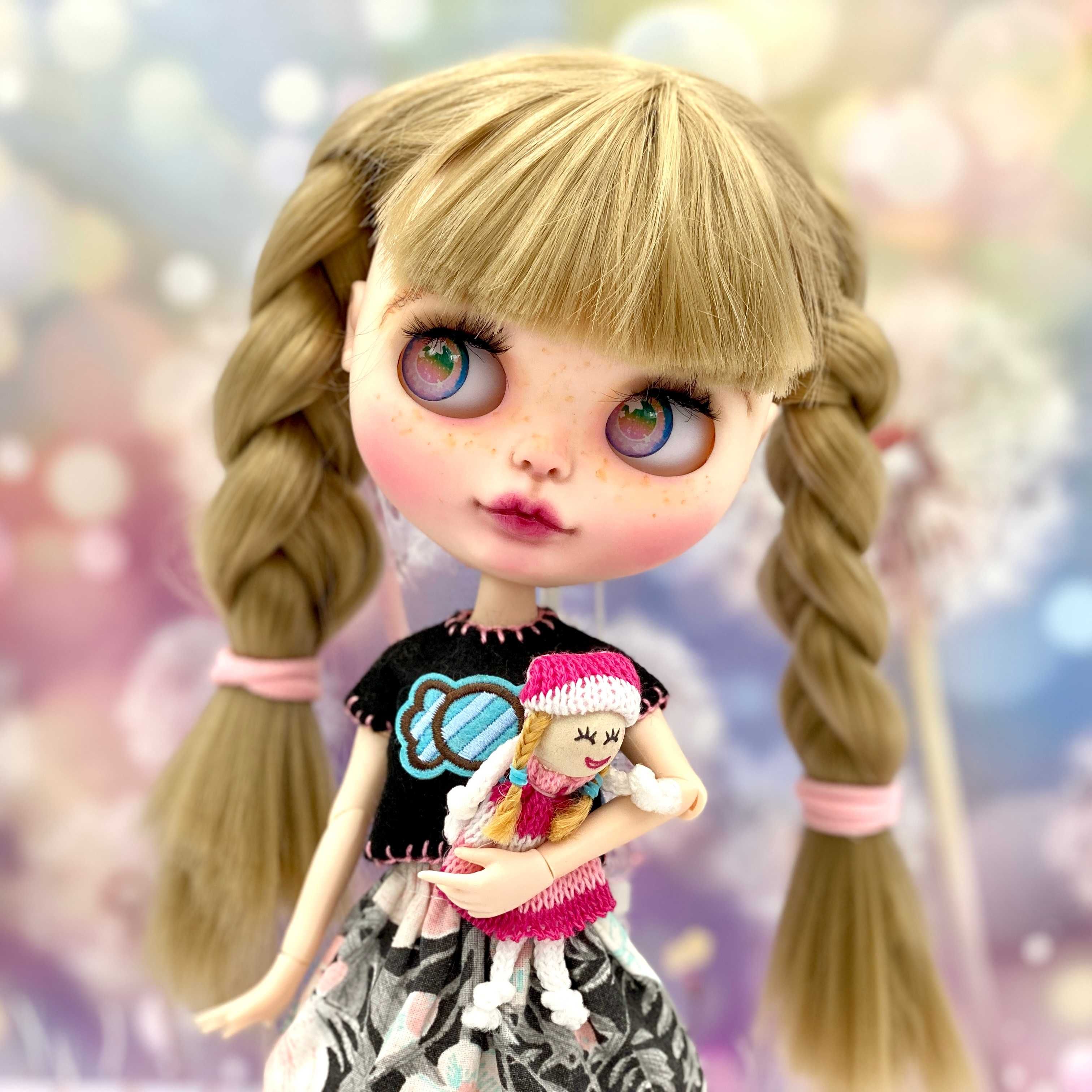 Lalka Blythe custom ooak doll repaint nowa ciałko bjd