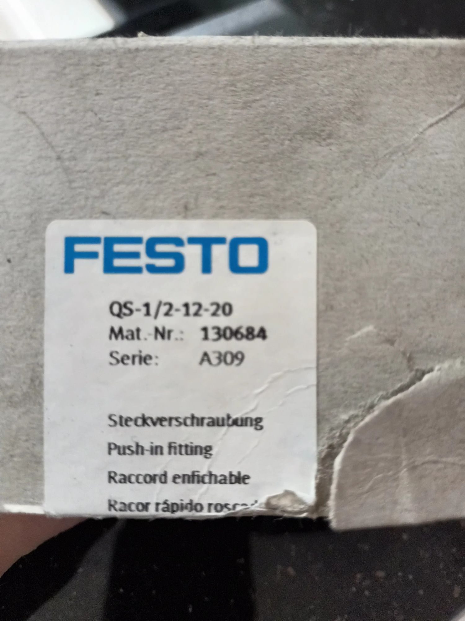 Złączki wtykowe festo