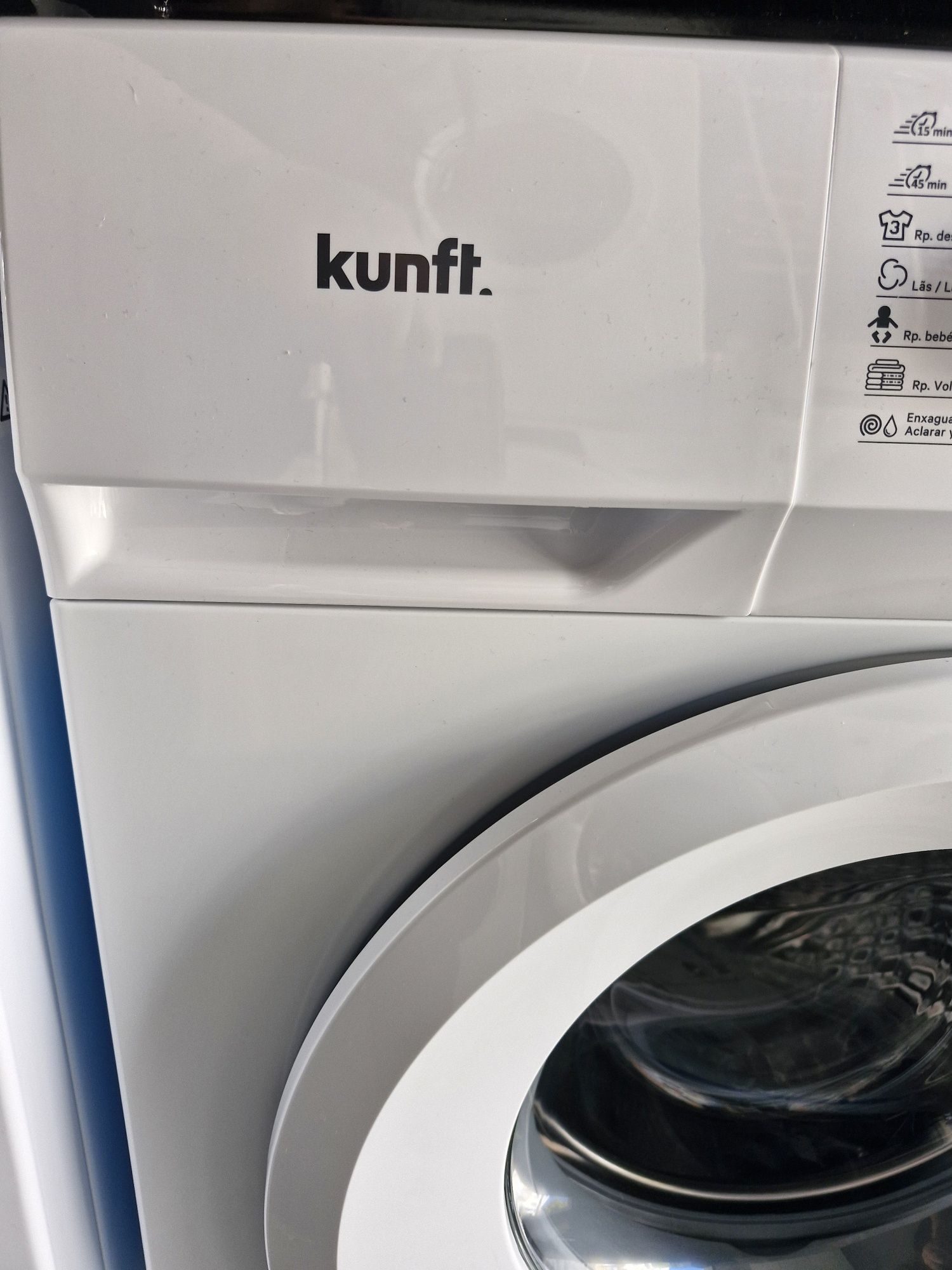 Máquina de lavar roupa kunft 8kg