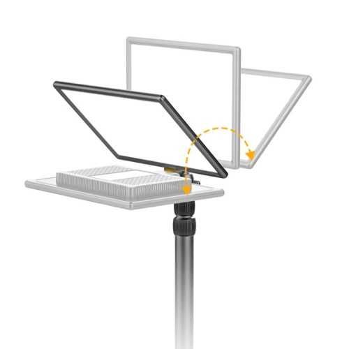 Lampa wideo LED ze statywem biurkowym 2 szt