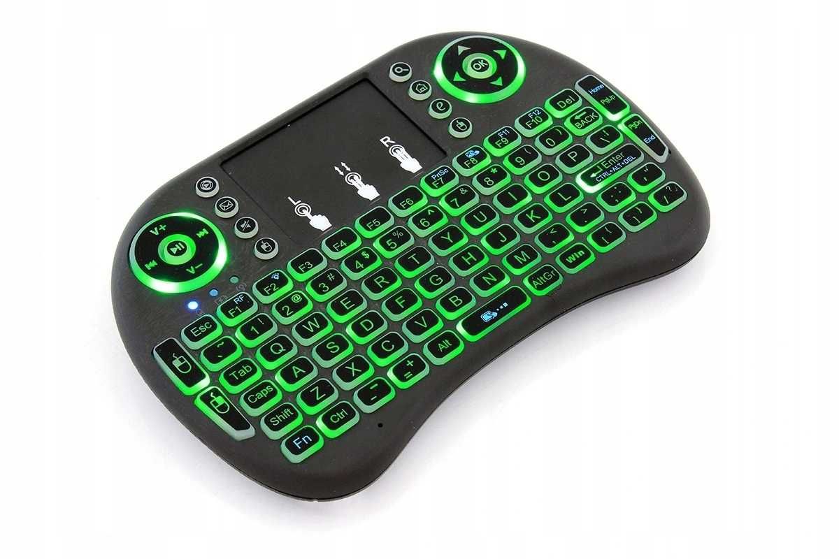 Klawiatura membranowa Mini Klawiatura Bezprzewodowa z Touchpad