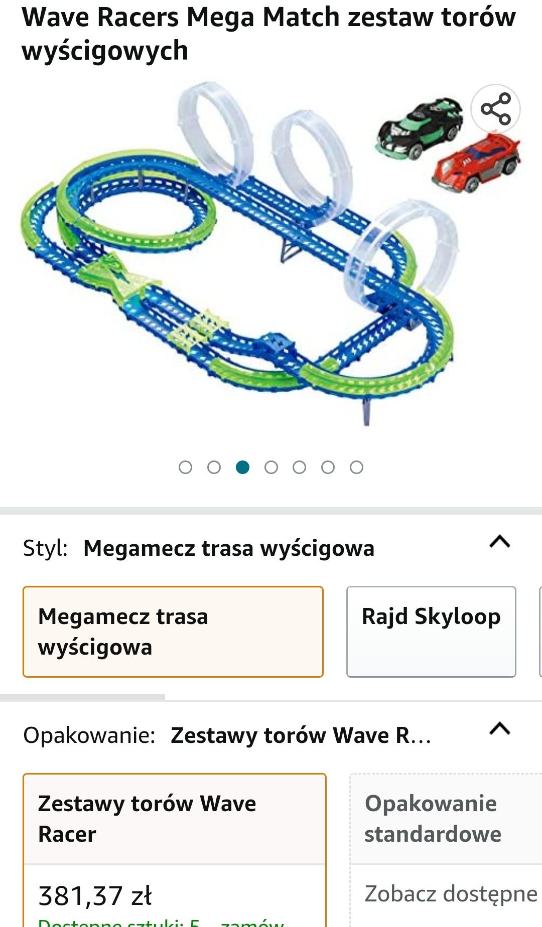 Magnetyczna trasa wyścigowa