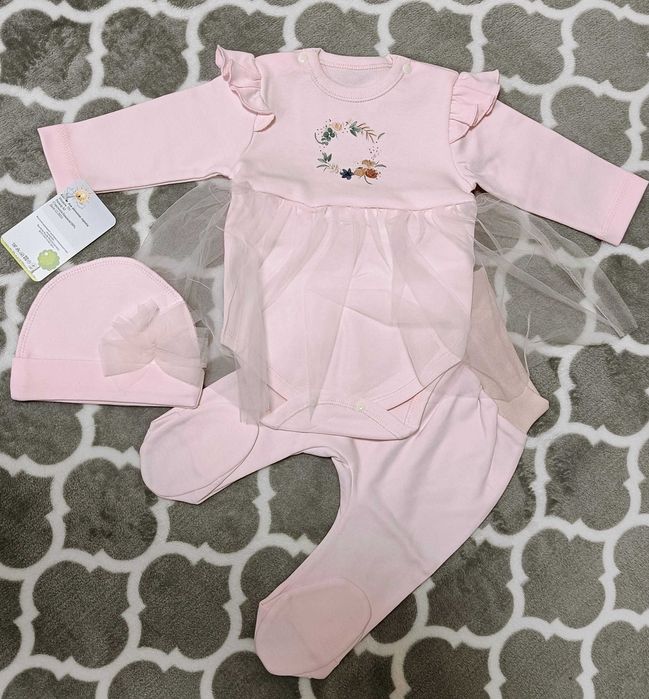 Костюм на дівчинку НОВИЙ 62 зріст Боді Повзунки