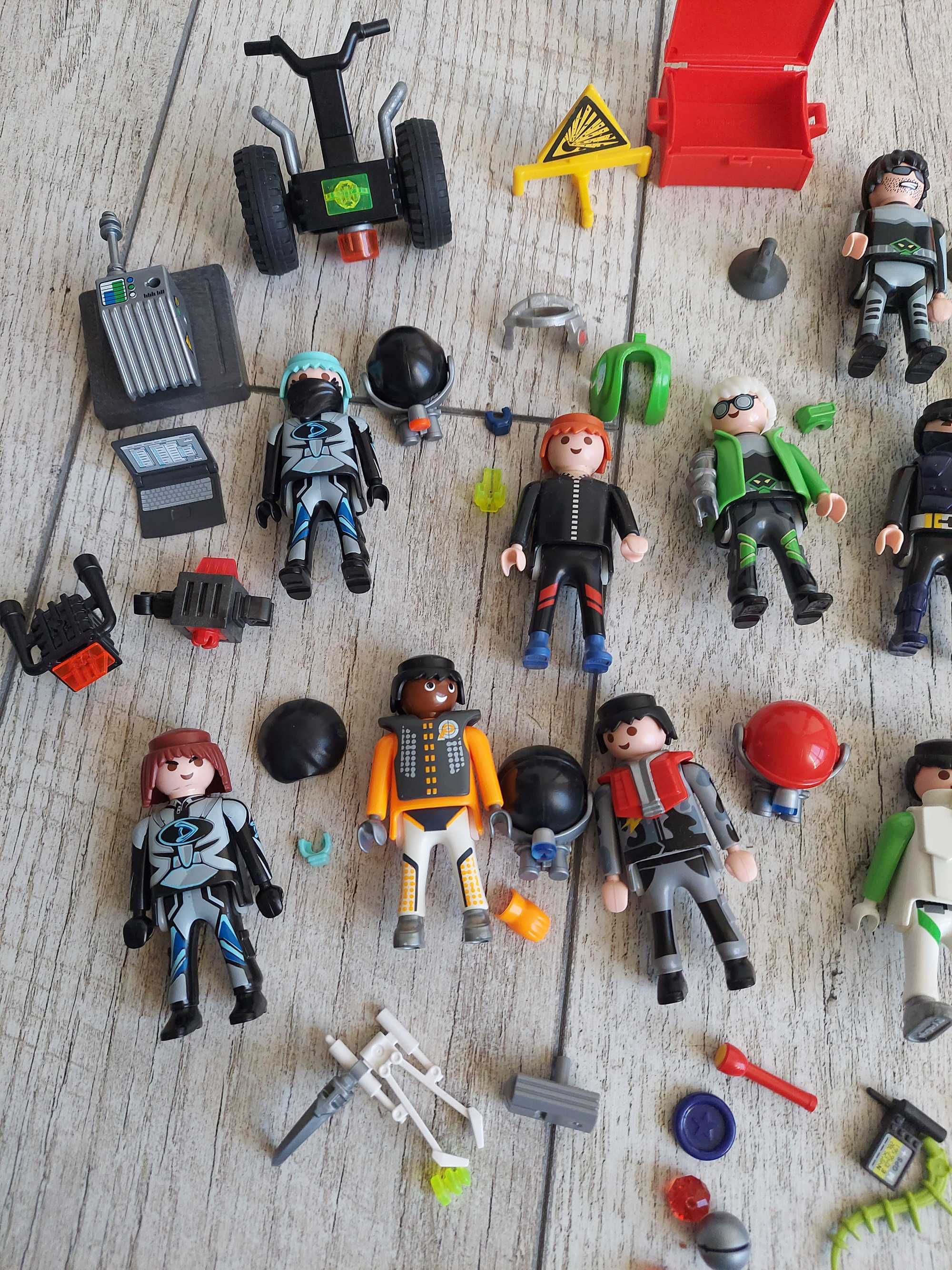 Playmobil agenci specjalni 12 ludzików spy agent pojazdy