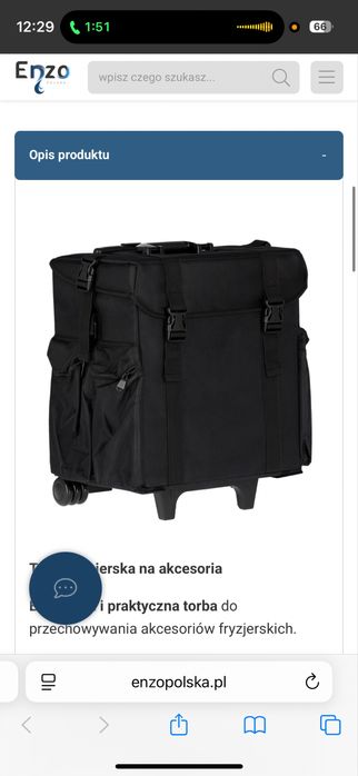 Profesjonalna walizka /torba fryzjerska kuferek