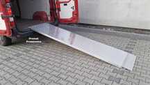 Rampa Aluminiowa 325cm x 75cm Najazd Podjazd pod Paleciak Wózki, Boxy