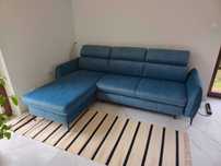 narożnik / sofa Puszman Oris jak nowy, szezlong, spanie, schowek