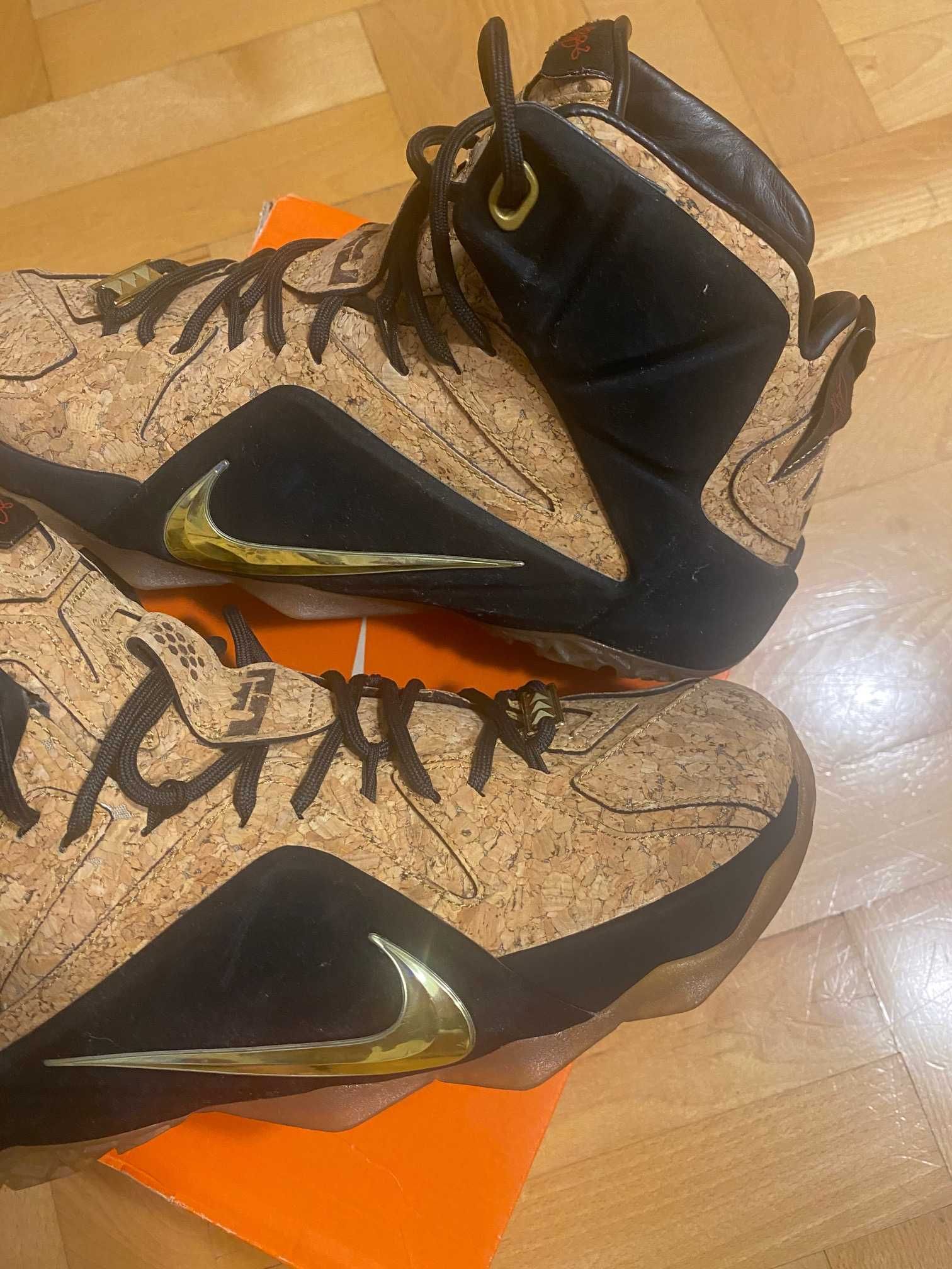 nike lebron 12 ext cork wydanie z roku 2015 nowe us8