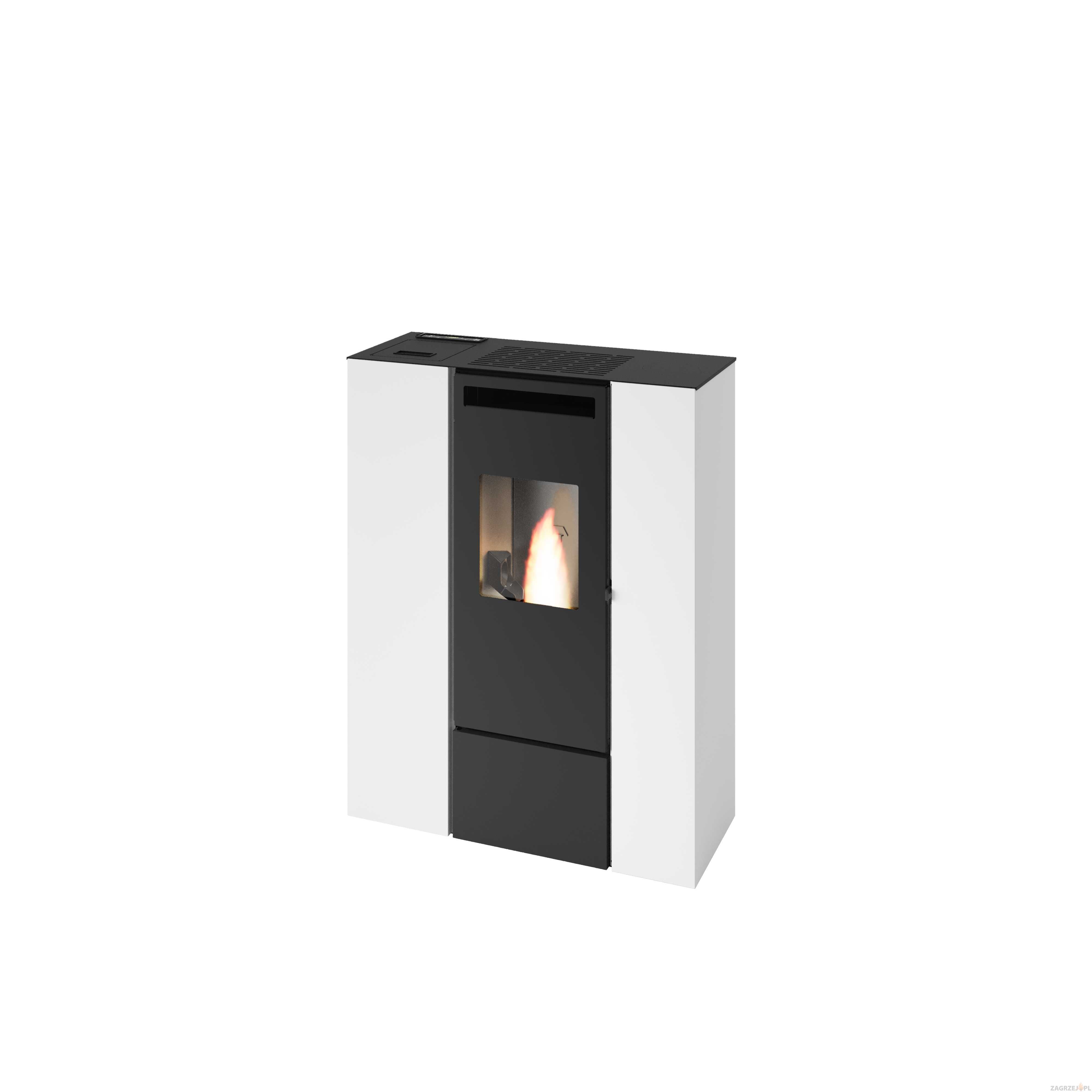 Piecyk kominek na pellet PIA 11 kW DGP na pelet z rozprowadzeniem