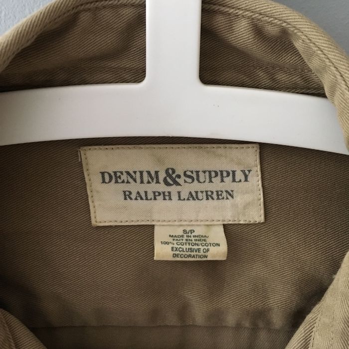 DENIM&SUPPLY Ralph Lauren koszula męska S moro militarny styl gruba