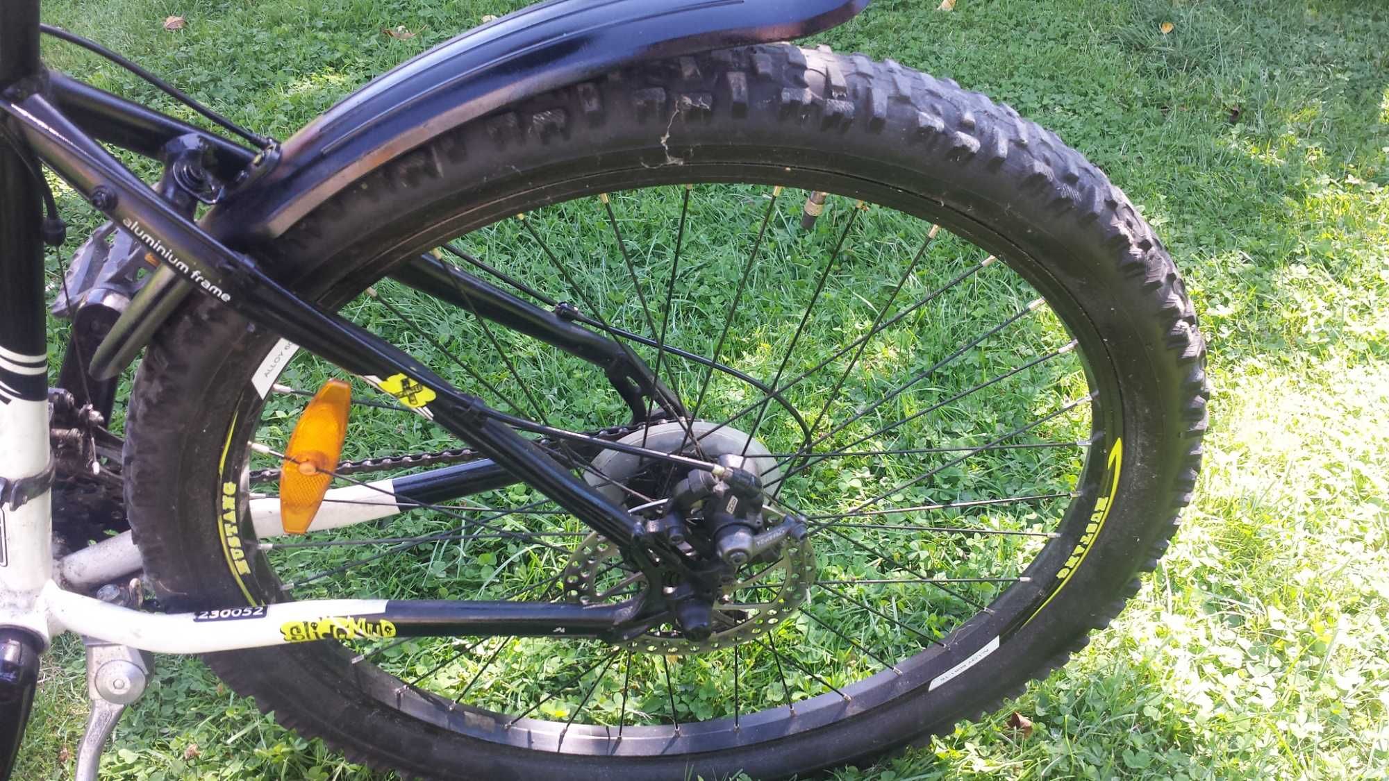 OK rower MTB z szerokim bieznikiem opon, sprawny, shimano, dobry stan
