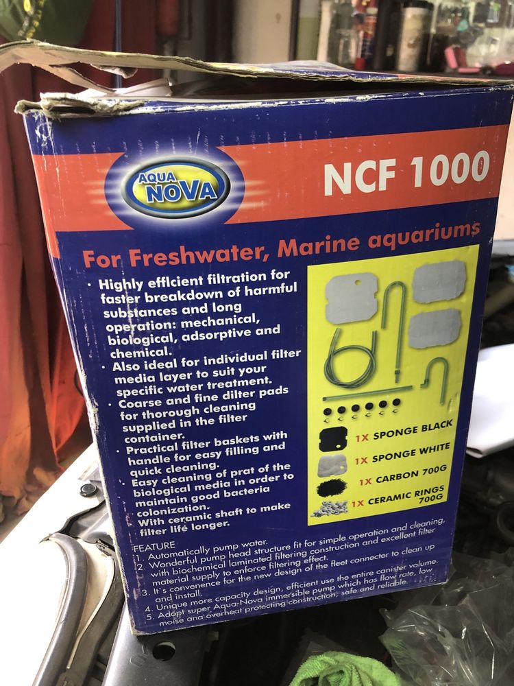 Ncf 1000 aqua nova філтр для акваріума