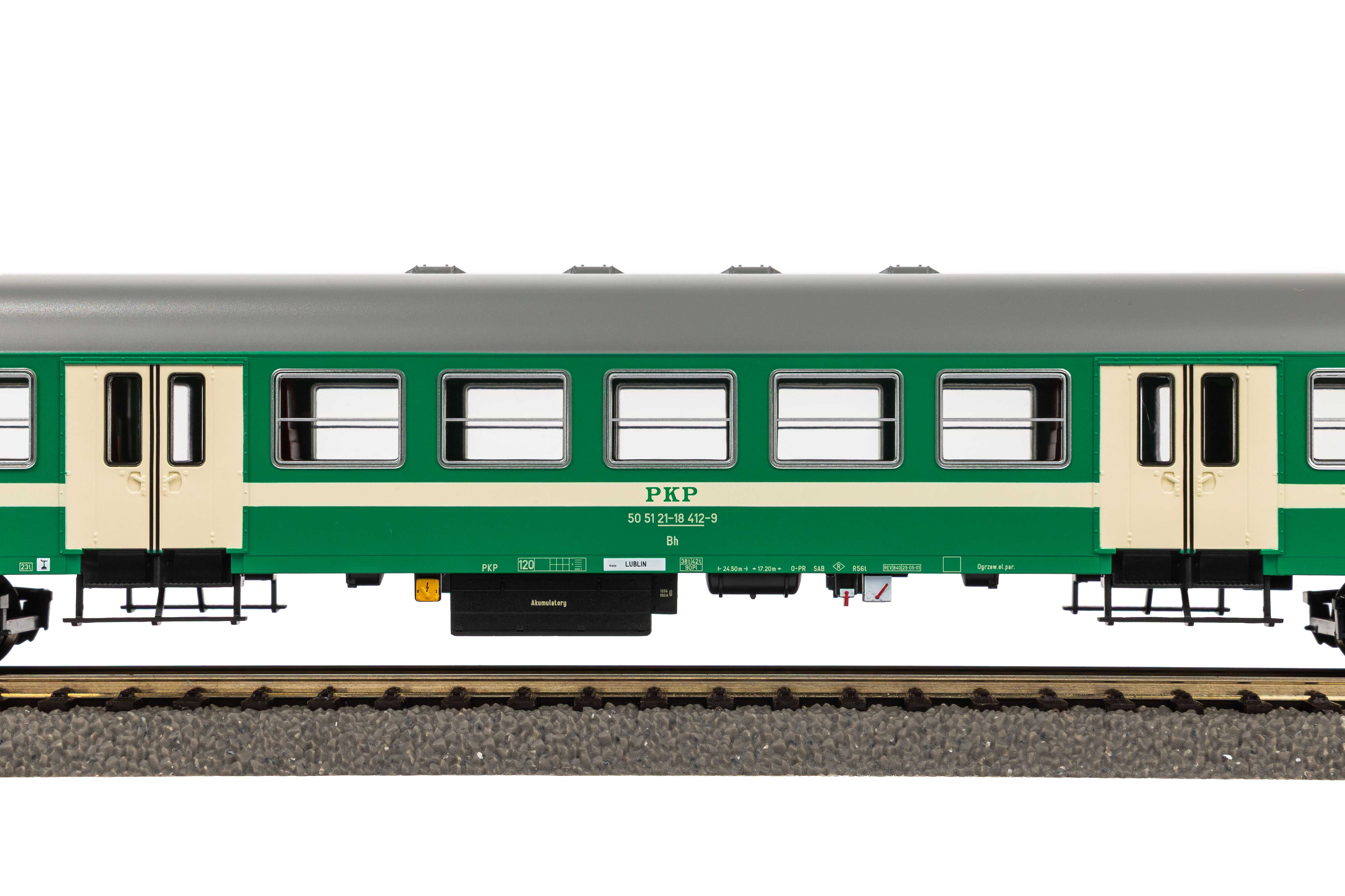 PIKO H0 (96664) - Wagon osobowy 120A PKP Ep. V