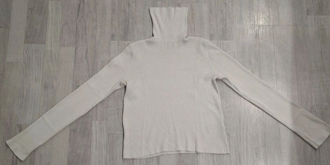 Śliczny Biały golf H&M