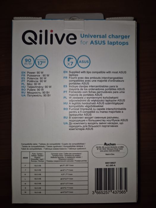 Adaptadores para carregador de laptop
