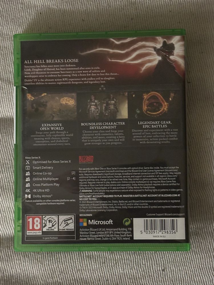 Jogo diablo 4 xbox series x