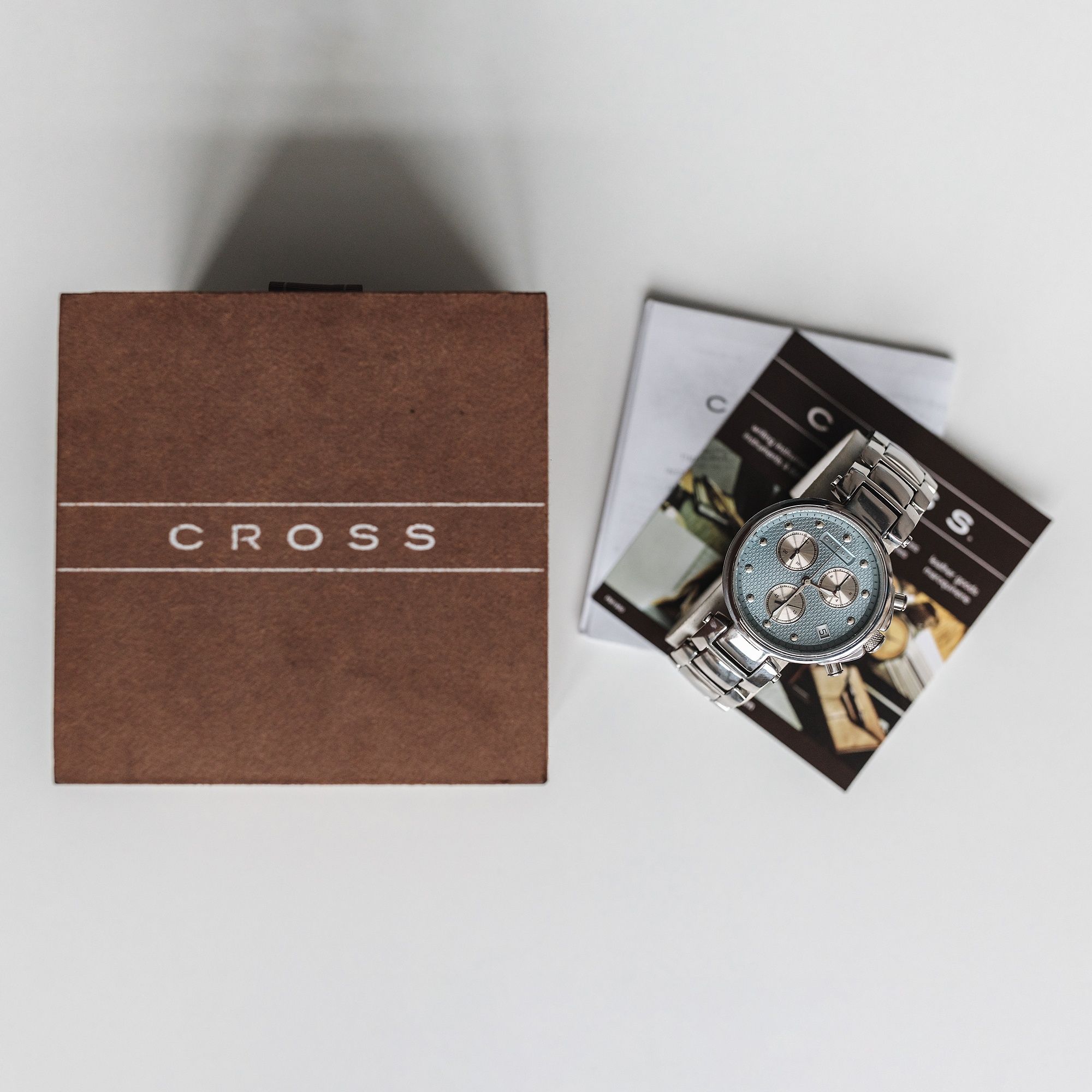 Мужские наручные часы Cross Chronograph с швейцарским механизмом