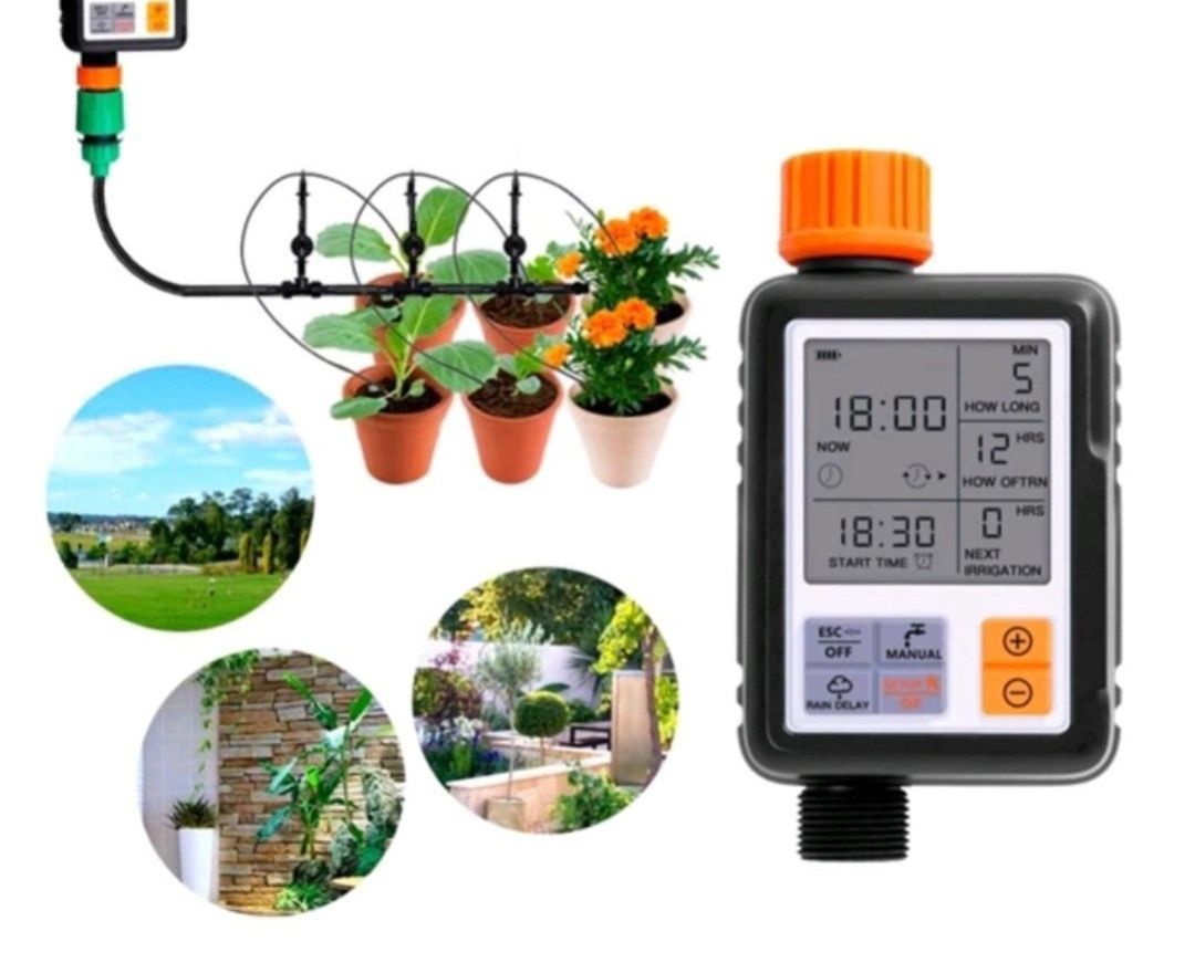 Programa eletrônico automático de irrigação de jardim