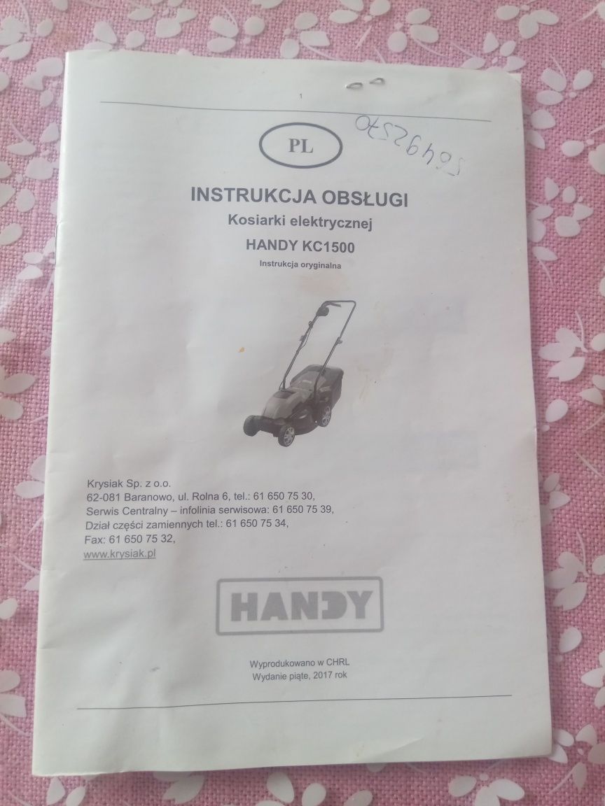 Kosiarka elektryczna Handy do naprawy lub na części