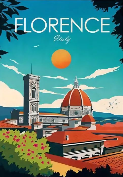 Plakat Florencja (40x60cm)