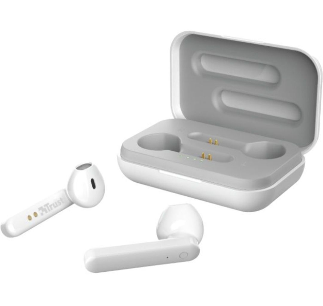 Наушники Trust Primo Touch True Wireless Mic White
