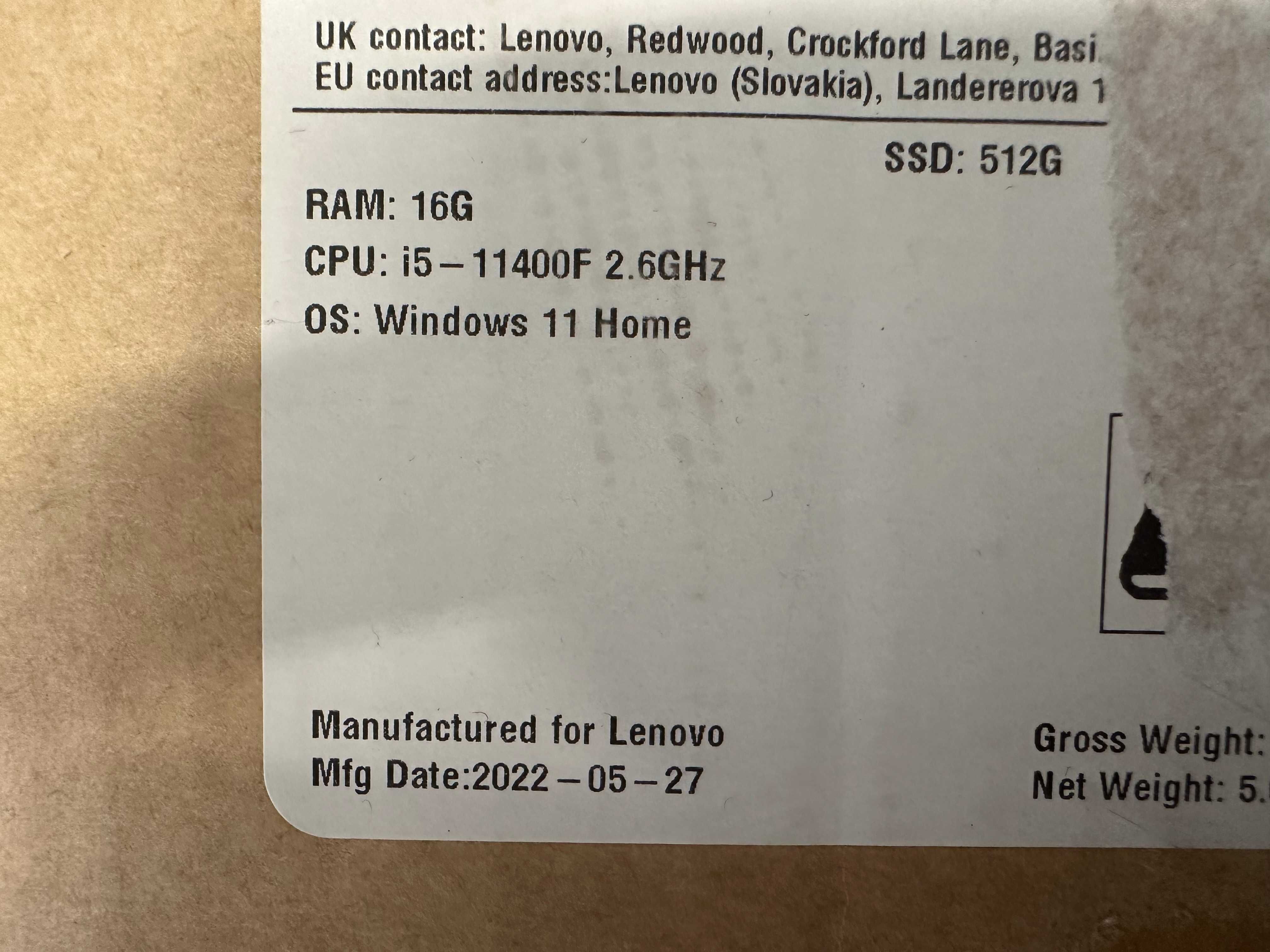 Komputer Stacjonarny PC Lenovo IdeaCentre 5 14IOB6 /Sklep Wrocław